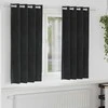 Užtemdymo užuolaidos 2 pcs Juoda 140 x 175 cm Aksomas
