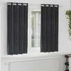 Užtemdymo užuolaidos 2 pcs Tamsiai pilka 140 x 175 cm Aksomas