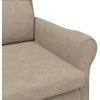 Fotelis krėslas Taupe 76 x 94 x 102 cm Mikropluoštas