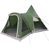 Teepee palapinė 5 žmonėms 5 asmeniui Žalia