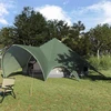 Teepee palapinė 7 asmenims 7 asmeniui Žalia ir Pilka