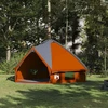 Teepee palapinė 8 asmenims 8 asmeniui Pilka ir oranžinė