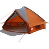 Teepee palapinė 8 asmenims 8 asmeniui Pilka ir oranžinė