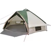 Teepee palapinė 8 asmenims 8 asmeniui Žalia ir balta