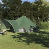 Teepee palapinė 9 žmonėms 9 asmeniui Žalia ir Pilka