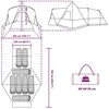 Teepee Palapinė 8 Asmenims 8 asmeniui Žalia