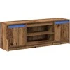 TV staliukas TV vienetai 139,5 x 34 x 50 cm Ruda Apdirbta mediena