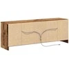 TV staliukas TV vienetai 139,5 x 34 x 50 cm Ruda Apdirbta mediena
