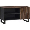 TV staliukas TV vienetai graikinis riešutmedis 80 x 33 x 46 cm