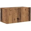 TV staliukas TV spintelių komplektas Ruda 60 x 30 x 30 cm Apdirbta mediena