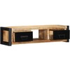 TV staliukas televizoriaus spintelė 100x30x25 cm Masyvus Rough Wood Mango