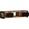 TV staliukas televizoriaus spintelė 100x30x25 cm Regeneruota medžio masyva