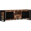 TV staliukas televizoriaus spintelė 100x30x35 cm Regeneruota medžio masyva