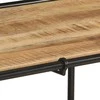 televizoriaus spintelė 100x42x40 cm masyvo Rough Mango