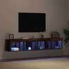 TV staliukas TV spintelių komplektas 2 vnt. Sena mediena Apdirbta mediena