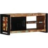 TV staliukas televizoriaus spintelė 80x30x35 cm Regeneruota medžio masyva