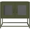 TV staliukas televizoriaus spintelė alyvuogių žalia 68x39x60,5 cm
