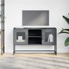 TV staliukas Televizoriaus spintelė, antracito, 100,5x39x60,5cm, plienas