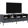 TV staliukas Televizoriaus spintelė, antracito, 135x39x43,5cm, plienas