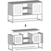 TV staliukas Televizoriaus spintelė, antracito, 68x39x60,5cm, plienas