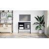 TV staliukas Televizoriaus spintelė, antracito, 68x39x60,5cm, plienas
