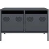 TV staliukas Televizoriaus spintelė, antracito, 68x50x43,5cm, plienas