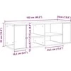 TV staliukas TV spintelių komplektas Amatininkų ąžuolas 102 x 35 x 35 cm