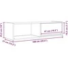 TV staliukas Televizoriaus spintelė, ąžuolo, 100x31x25,5cm, apdirbta mediena