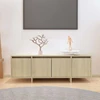 TV staliukas Televizoriaus spintelė, ąžuolo, 120x30x40,5cm, apdirbta mediena