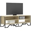 TV staliukas Televizoriaus spintelė, ąžuolo, 122x34x41cm, apdirbta mediena