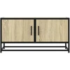 TV staliukas Televizoriaus spintelė, ąžuolo, 80x34,5x40cm, mediena/metalas