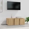 TV staliukas Televizoriaus spintelė, ąžuolo, 80x34x30cm, apdirbta mediena