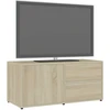 TV staliukas Televizoriaus spintelė, ąžuolo, 80x34x36cm, apdirbta mediena