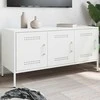 TV staliukas Televizoriaus spintelė, balta, 100,5x39x50,5cm, plienas
