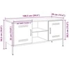 TV staliukas Televizoriaus spintelė, balta, 100,5x39x50,5cm, plienas