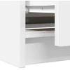 TV staliukas Televizoriaus spintelė, balta, 100x35x54 cm, apdirbta mediena