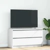 TV staliukas Televizoriaus spintelė, balta, 100x35x54 cm, apdirbta mediena