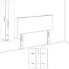 TV staliukas Televizoriaus spintelė, balta, 120x40,5x35cm, labai blizgi