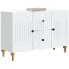 Televizoriaus spintelė Balta 89 x 34,5 x 60 cm Apdirbta mediena