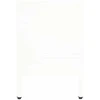 TV staliukas Televizoriaus spintelė, balta, 90x30x44cm, plienas ir stiklas