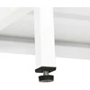 TV staliukas Televizoriaus spintelė, balta, 90x30x44cm, plienas ir stiklas