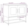 TV staliukas Televizoriaus spintelė, baltos, 68x39x60,5 cm, plienas