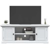 TV staliukas Televizoriaus spintelė, baltos spalvos, 110x30x41cm, mediena
