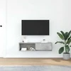 TV staliukas Televizoriaus spintelė, betono, 100x31x25,5cm, apdirbta mediena