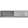 TV staliukas Televizoriaus spintelė, betono, 100x31x25,5cm, apdirbta mediena