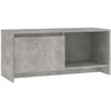 TV staliukas Televizoriaus spintelė, betono, 90x35x40cm, apdirbta mediena