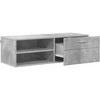 Medinė spinta Betono pilka 100,5 x 39 x 30 cm Apdirbta mediena