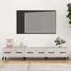 TV staliukas Televizoriaus spintelė, betono pilka, 150x34,5x30cm, mediena