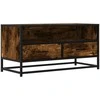TV staliukas Televizoriaus spintelė, dūminė, 80x34,5x40cm, mediena/metalas