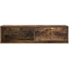TV staliukas Televizoriaus spintelė, dūminio ąžuolo, 100x31x25,5 cm, mediena